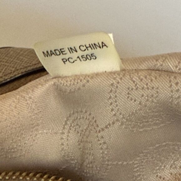 MICHAEL KORS Women Jet Set East West Crossbody Saffiano Tan Leather Purse Bag - Picture 13 of 16